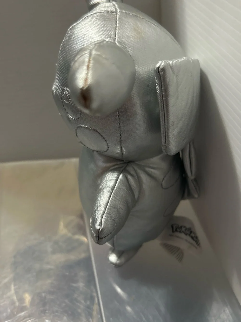Pokemon Silver Metallic Pikachu Plush
